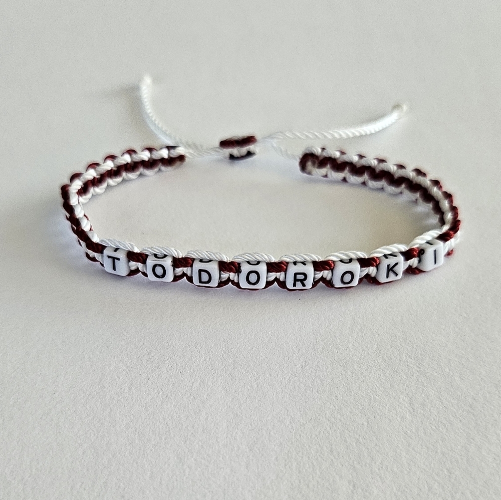 New My Hero Academia Bracelet, Unisex Adustable. Todoroki